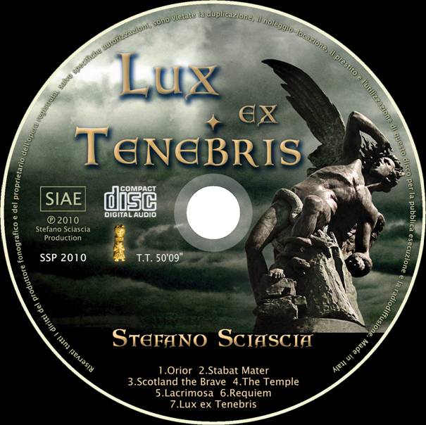 LUX_Etichetta sfondo nero